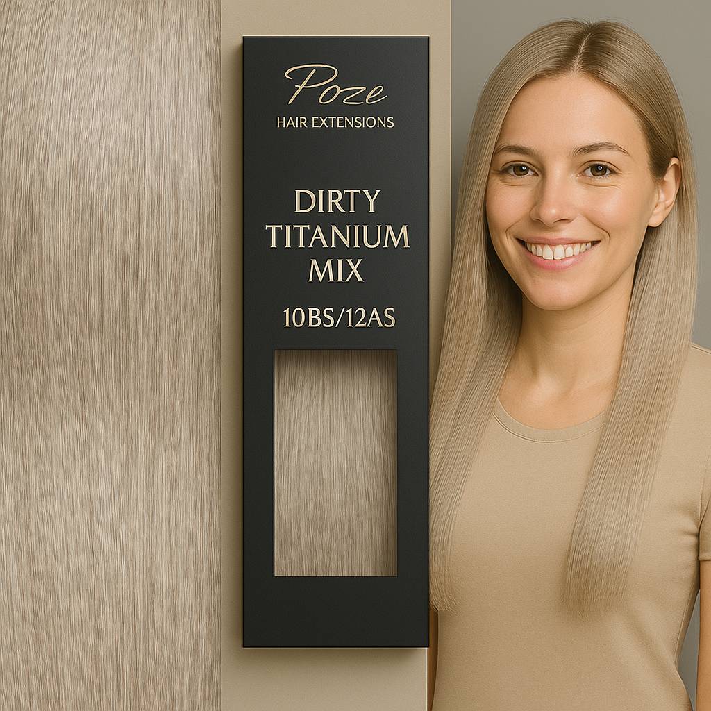 Clip & Go Premium - 10BS/12AS Dirty Titanium Mix